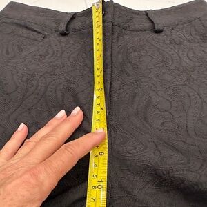 ladies  black holiday slacks size 8